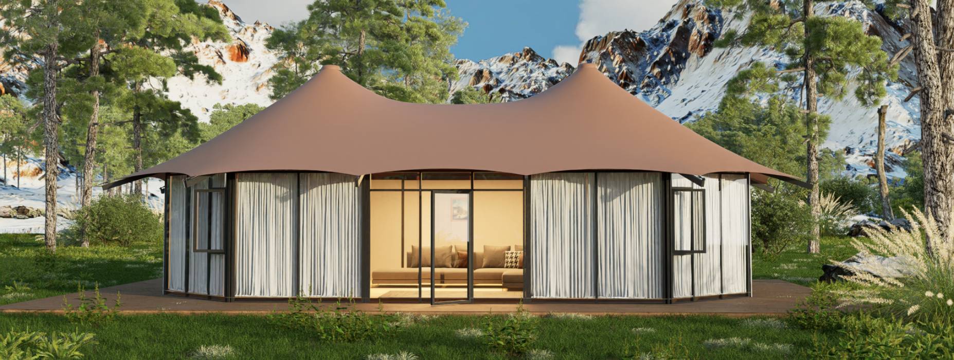 察哈尔右翼中旗移动式建筑钢结构房屋